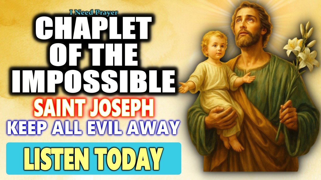🛡️ Saint Joseph Chaplet: Drive Away Evil and Restore Order