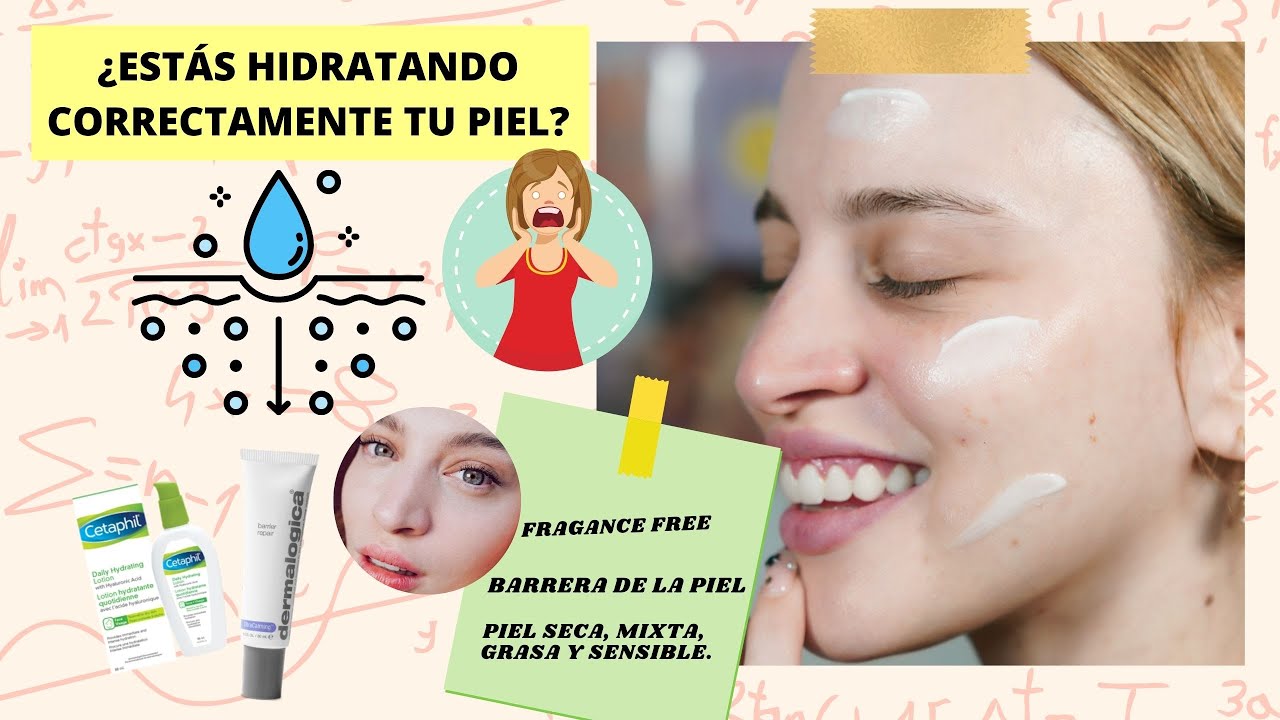 ¿ESTÁS HIDRATANDO CORRECTAMENTE TU PIEL? Cremas sin fragancia, barrera de la piel / INVIERNO!
