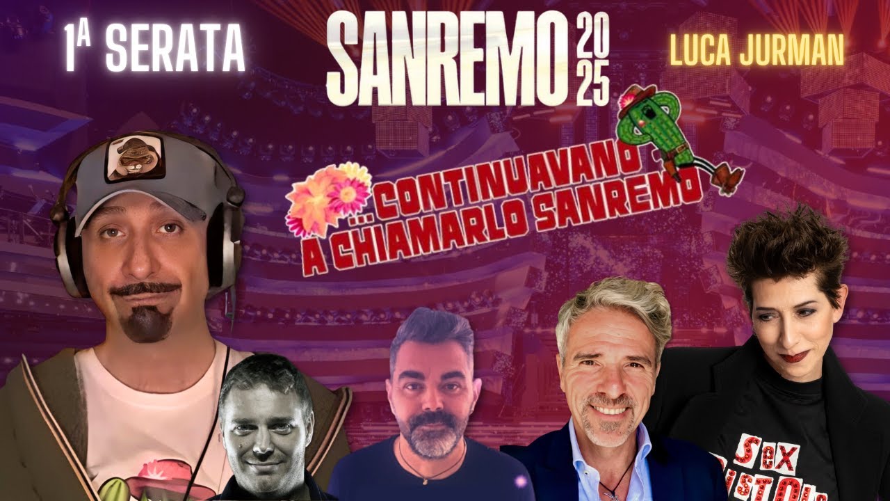 ep.1 - Reaction Sanremo 2025 Luca Jurman, Andrea Mirò, Balestra, Rugginenti, Gigli, Chiarablue