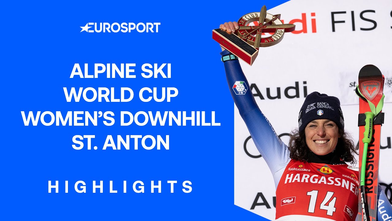 Federica Brignone Earns First World Cup Downhill Win 🙌 | FIS Alpine Ski World Cup 2024/25 Highlights