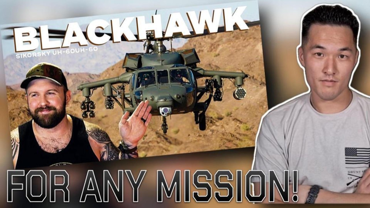Офицер морской пехоты США делает обзор на Black Hawk &mdash; самый универсальный вертолет в истории