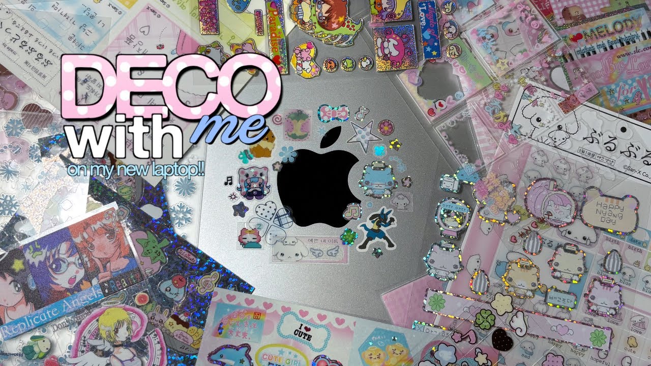 deco my new laptop with me! ‎٩(⸝⸝ᵕᴗᵕ⸝⸝)و*̣̩⋆̩*