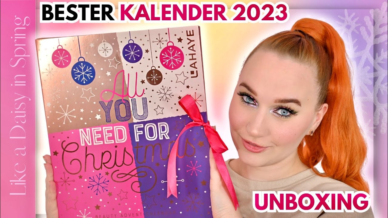 BESTER Beauty KALENDER 2023 (günstig) 😍 | LAHAYE Adventskalender Unboxing 2023 | LikeADaisyInSpring