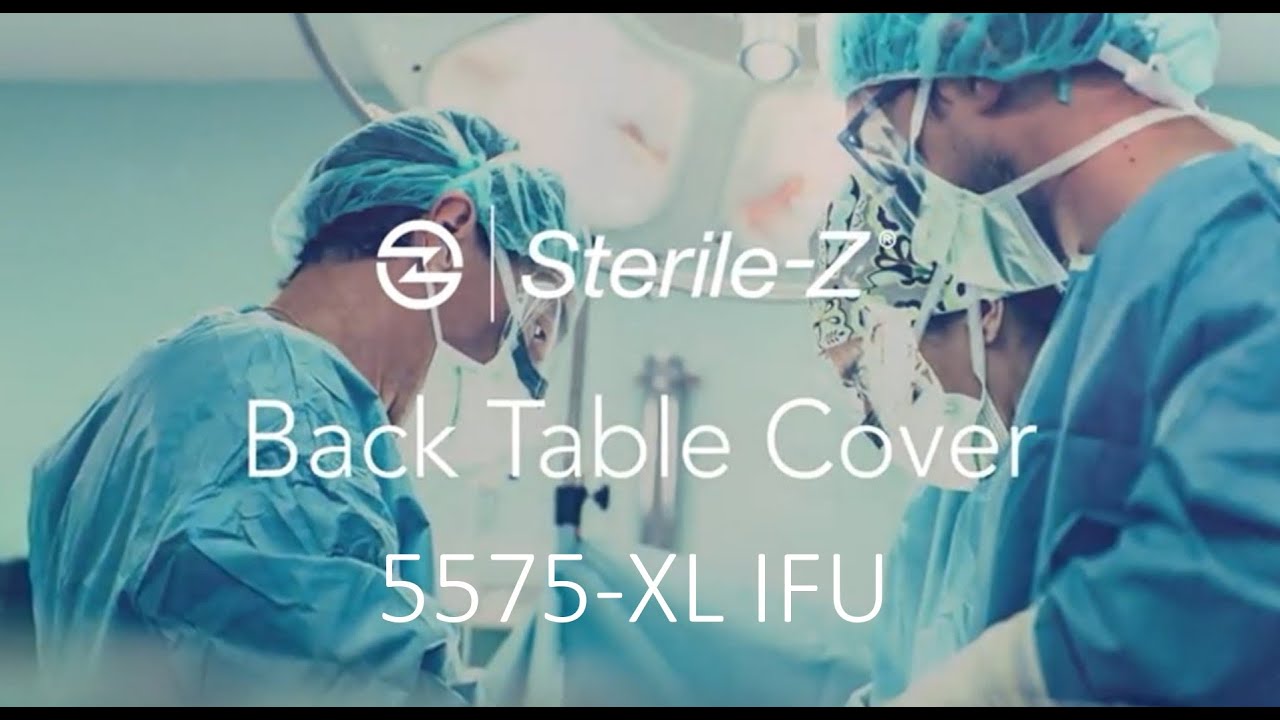 Sterile-Z® Back Table Cover XL - Instructions for Use