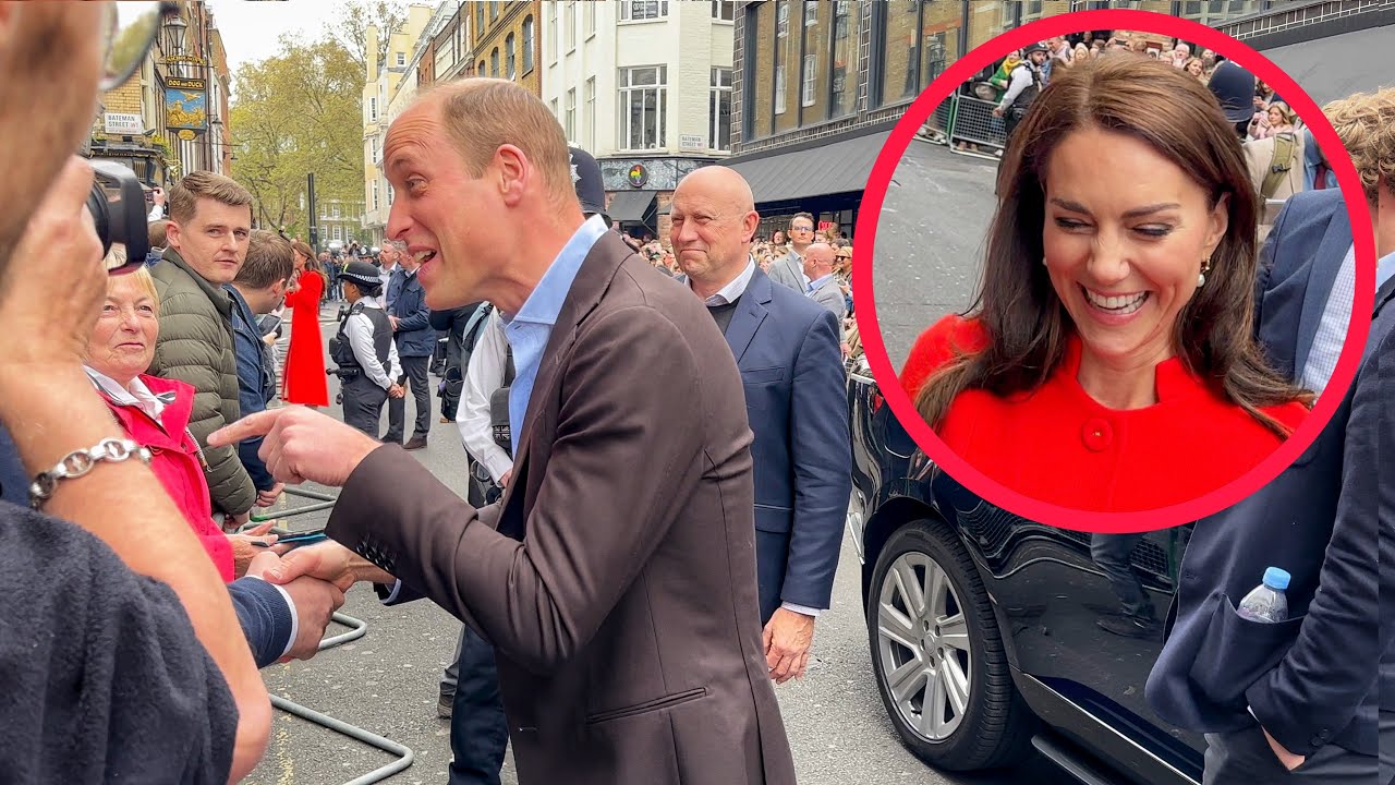 The Prince William and Princess Kate visits the Dog and Duck in Soho
