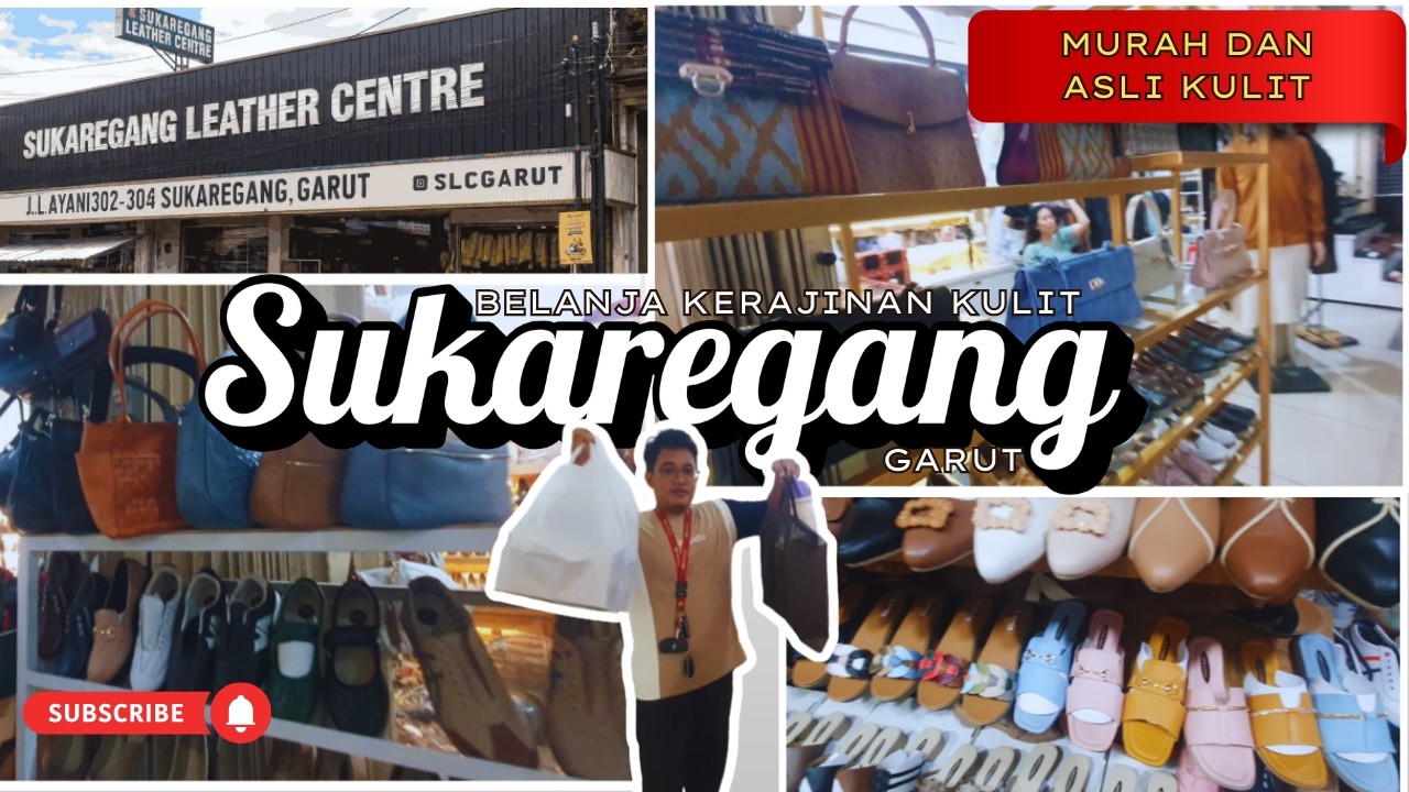 BELANJA KERAJINAN KULIT ‼️PUSAT INDUSTRI KULIT GARUT SUKAREGANG‼️