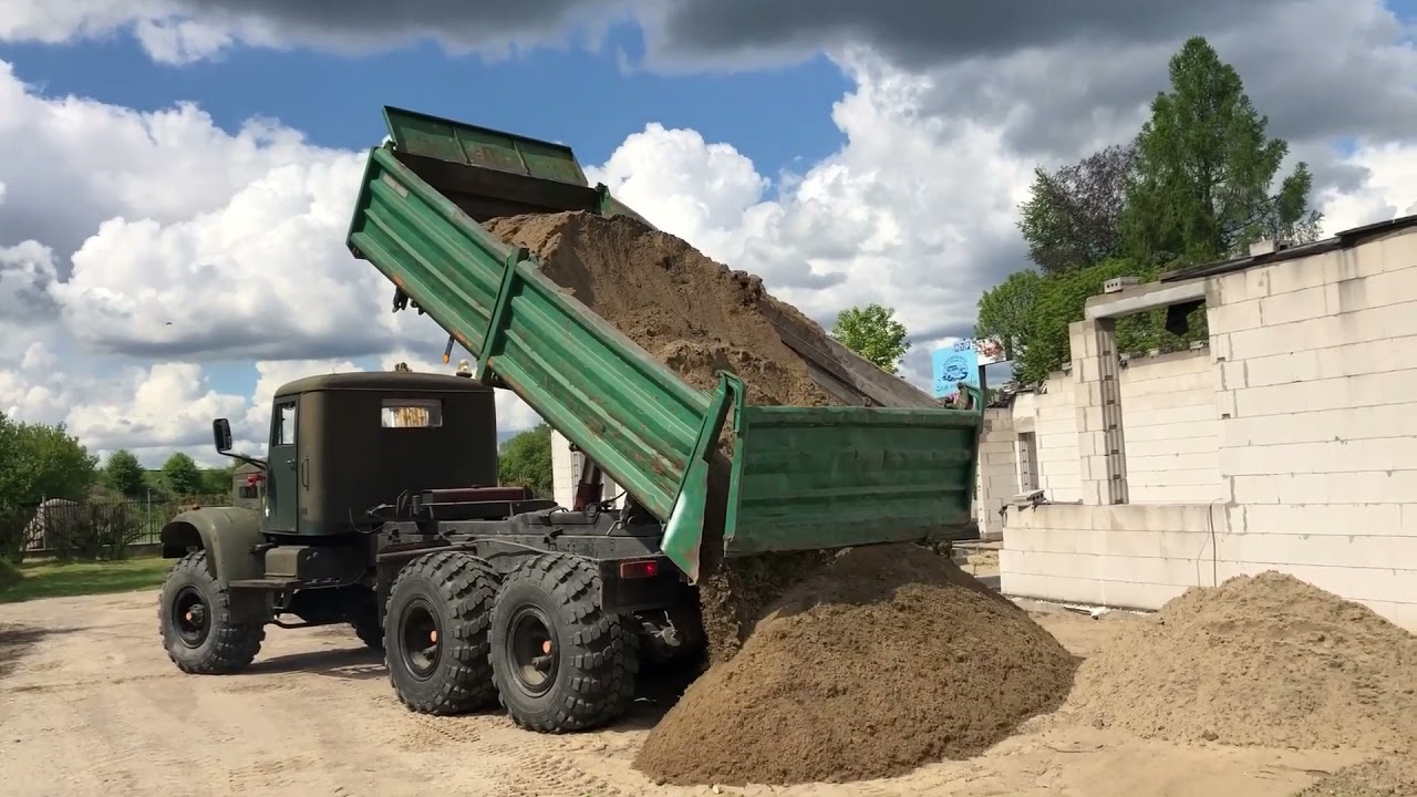 KRAZ 255B Wywrotka - Wozidło budowlane. KOLIBER Skwierzyna