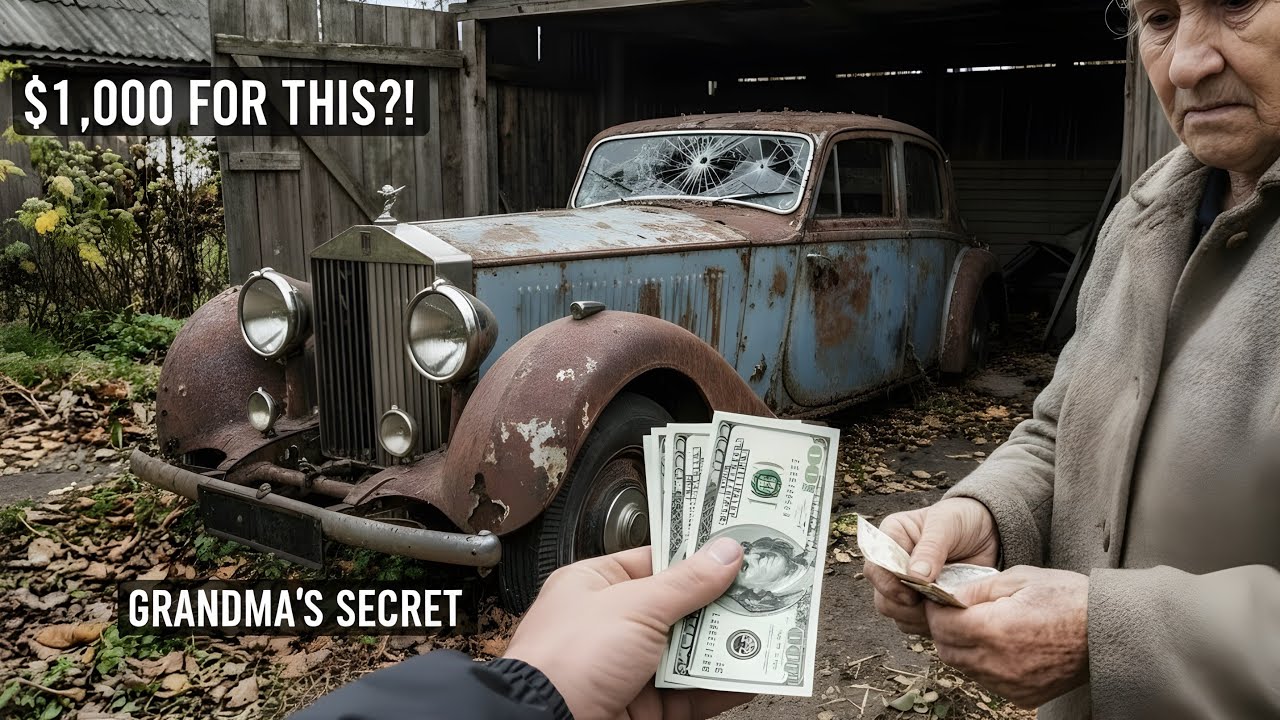 I Bought a ONLY $1,000 Rolls-Royce Phantom II - Grandma Sold Me His Abandoned Supercar