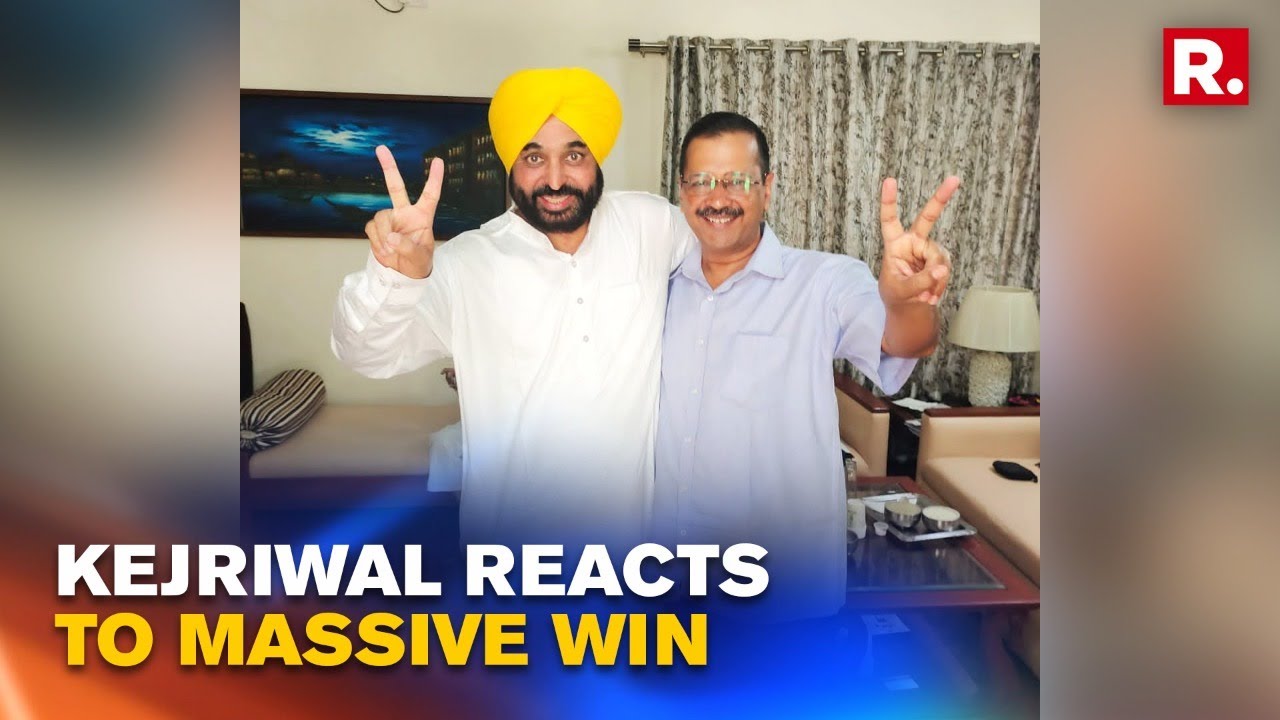 Punjab Elections: Kejriwal Congratulates People As AAP Aims To Form Next Government With Huge Win