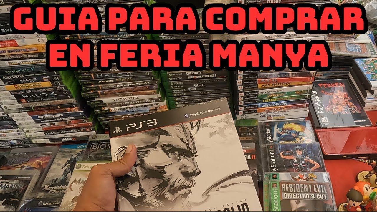 GUIA PARA COMPRAR VIDEOJUEGOS EN LA FERIA MANYA