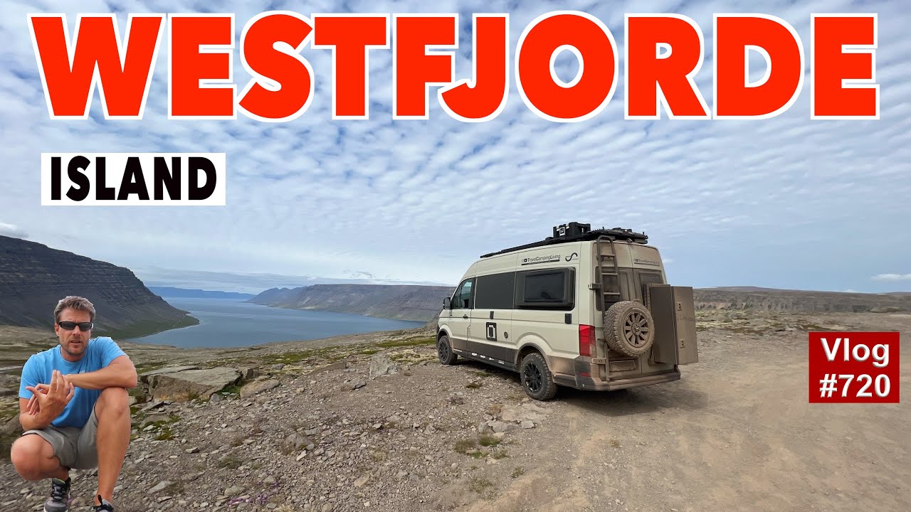 #720 MAGISCHER STRAND Rauðisandur, Camping Breiðavík, Mitternachtsbad,Dynjandi, WESTFJORDE Megamobil