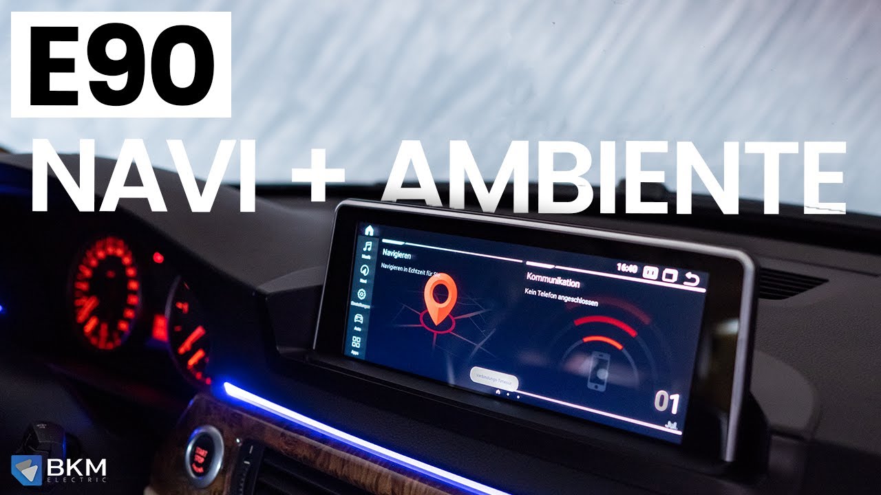 BMW E90 Android Navi & Ambientebeleuchtung
