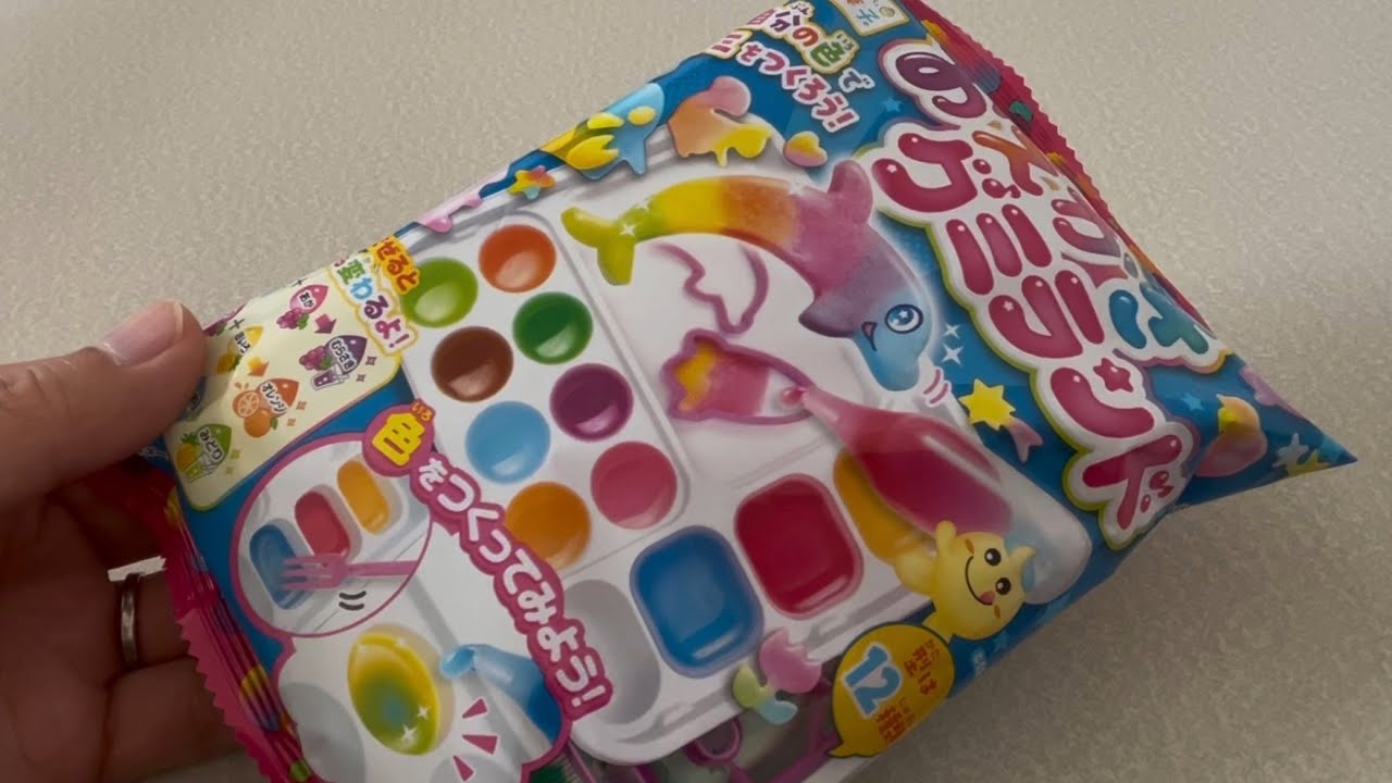 【ASMR】知育菓子 おえかきグミランド 作ってみた✨ | Oekaki Gummy Land | Japanese DIY Candy