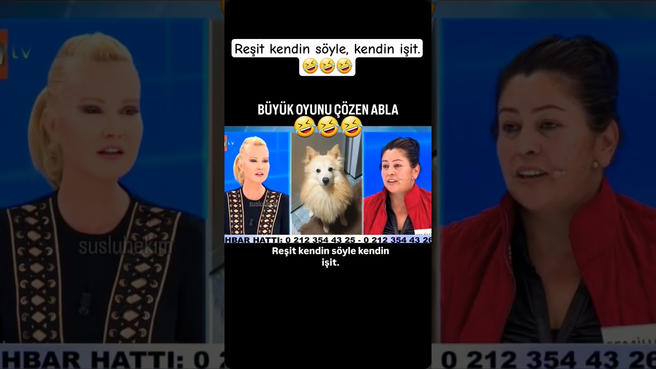 M&uuml;ge Anlı. Reşit kendin s&ouml;yle, kendin işit.🤣🤣🤣