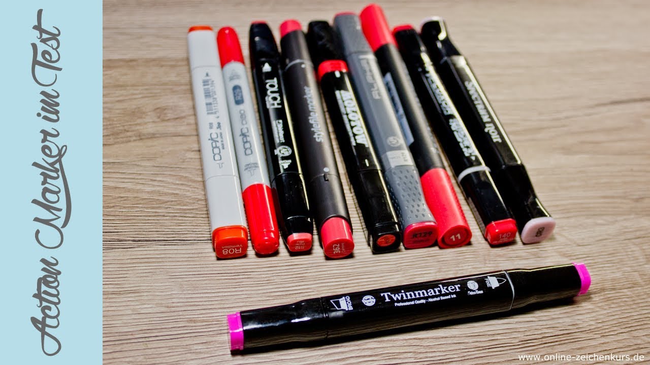 Sind die Twinmarker von Action so gut wie Copic und Co.? Vergleich & Test