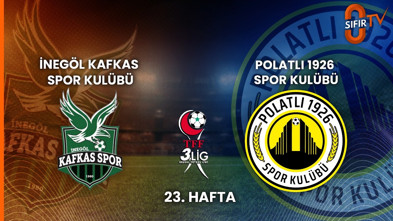 İNEGÖL KAFKAS SPOR KULÜBÜ - POLATLI 1926 SPOR KULÜBÜ