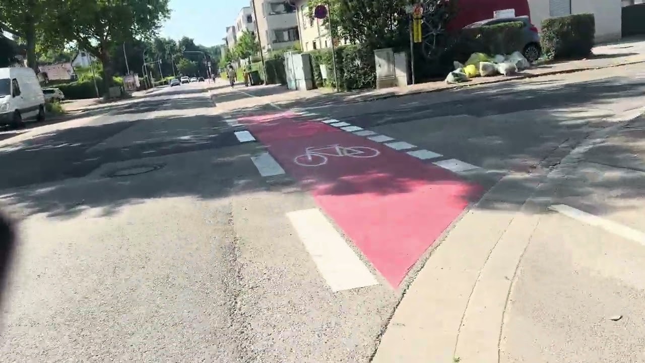 Radtour vom Dietenbachpark zur Tullastraße Freiburg
