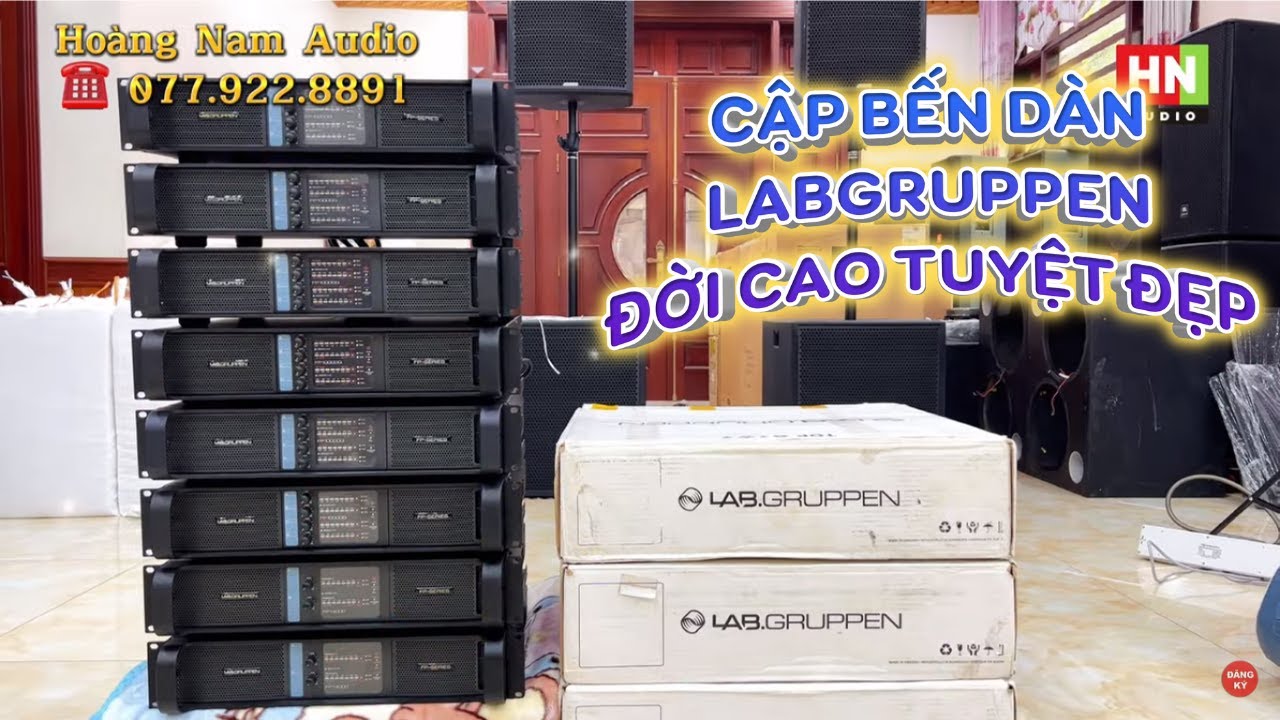 Labgruppen FP10.000Q Tuyệt Đẹp Đời Cực Cao Từ 2017 Trở Lên | Hoàng Nam Audio
