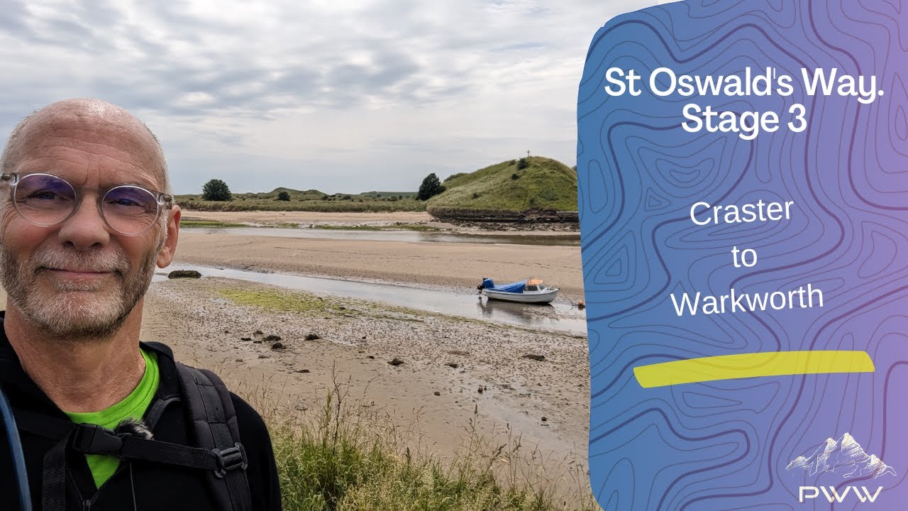 St Oswald’s Way – Stage 3 – Craster to Warkworth.  Northumberland Coast at its best.