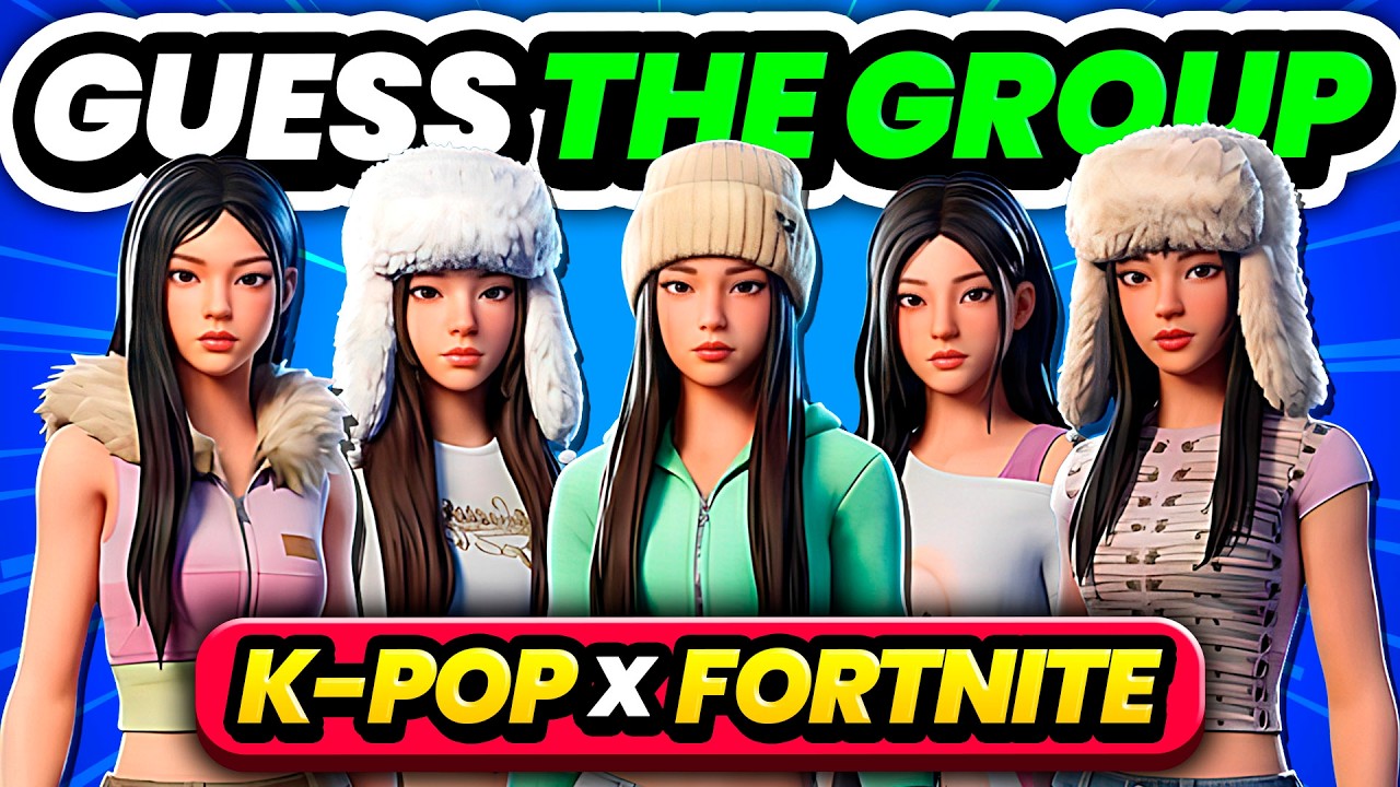 Угадайте, какая K-pop группа станет скином в Fortnite | Викторина по K-pop 2025