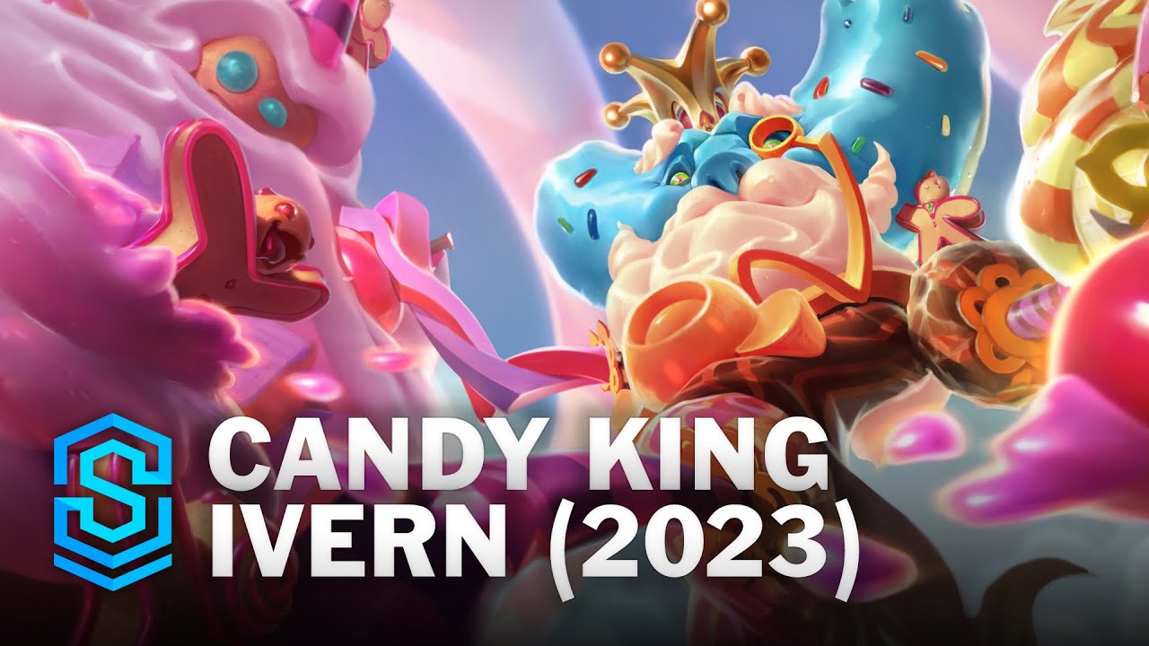 Candy King Ivern (2023) Skin Spotlight - League of Legends