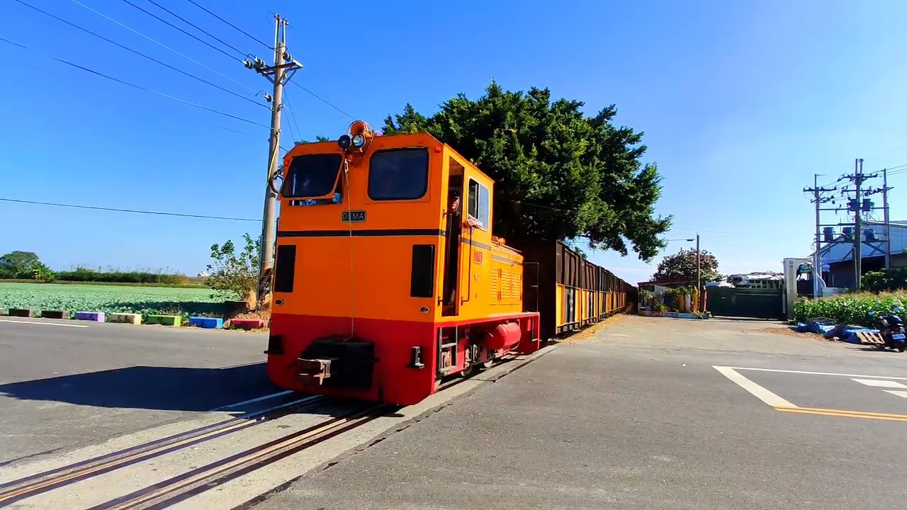 虎尾糖廠五分車 從空車出廠到滿載而歸全紀錄