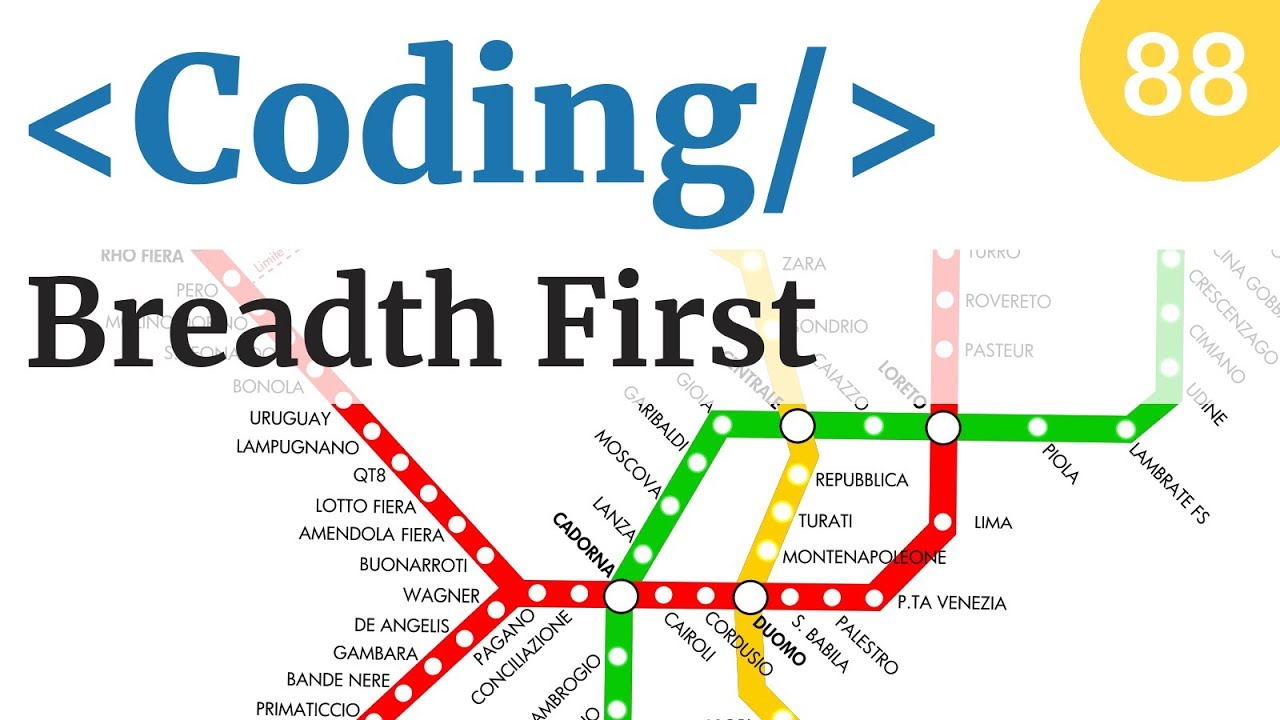 Ricerca sui grafi: algoritmo Breadth First - Corso di Coding e Programmazione - Video 88