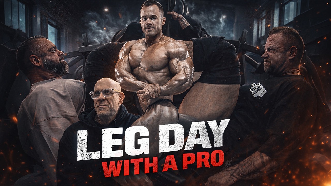 GYM BROS x IFBB PRO - Leg day @ Iron Lore Gym