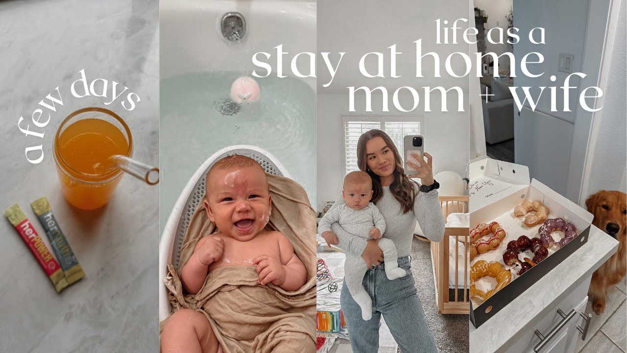 days in the life as a STAY AT HOME MOM + WIFE 🧺