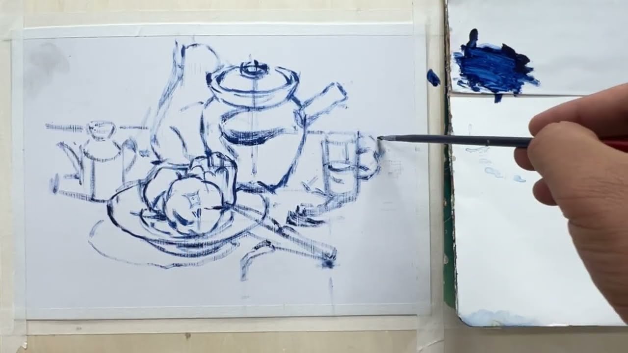 保姆级色彩静物绘画教学