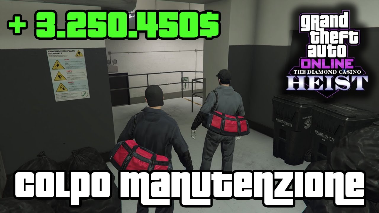 3.250.450$ Colpo Manutenzione - Colpo al Casinò Imbroglio Difficile - GTA ONLINE ITA
