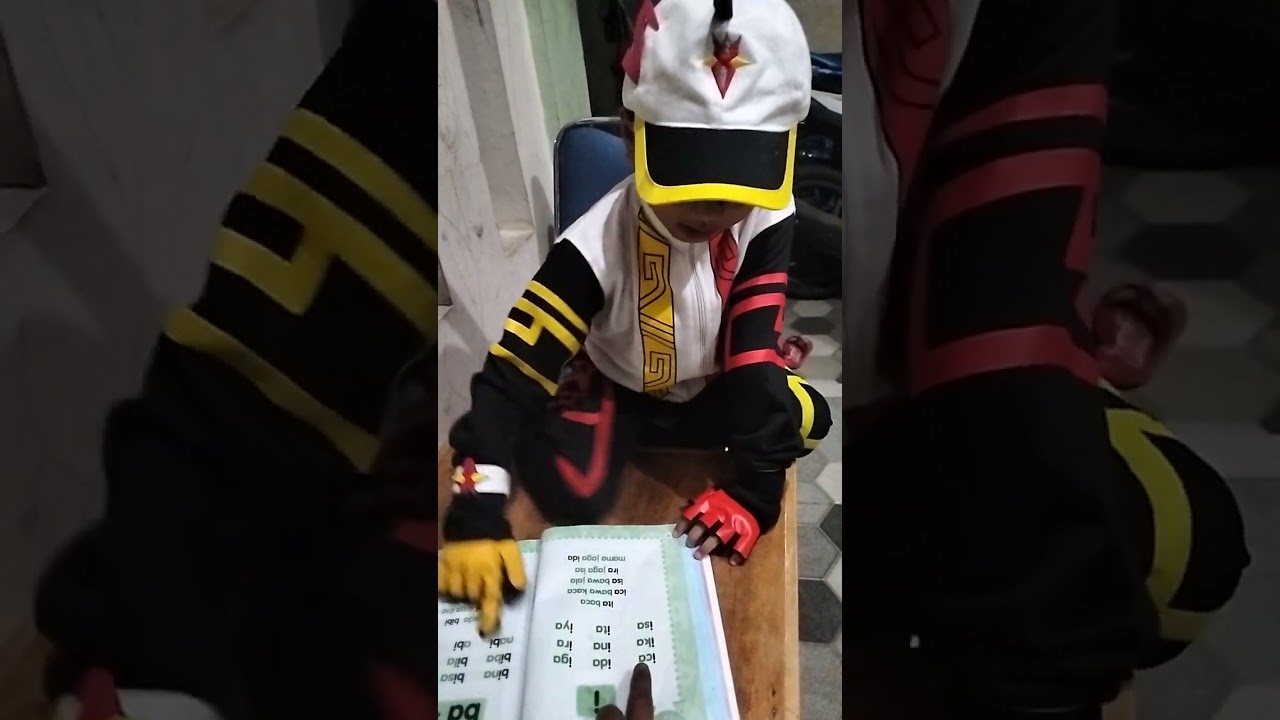 Boboiboy Ghani belajar membaca 15 Maret 2024