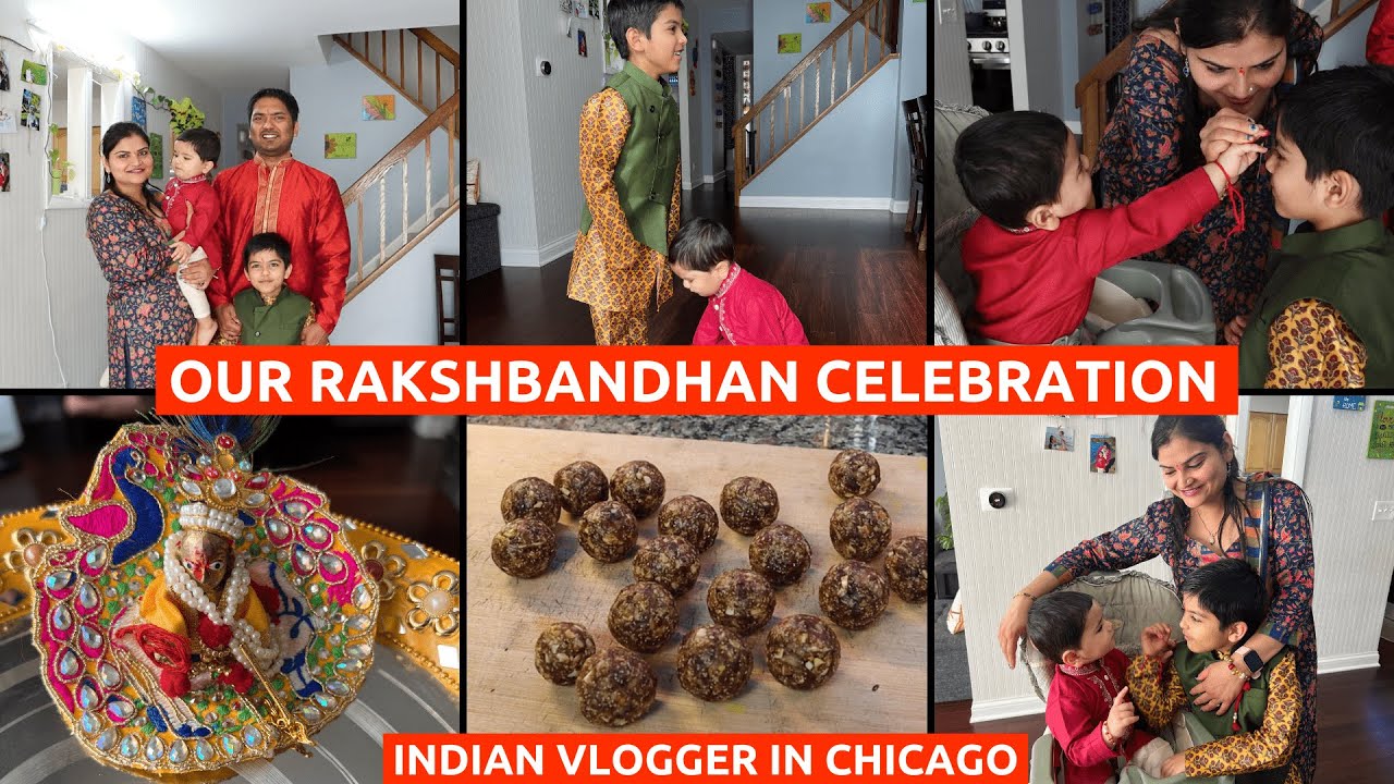 Our Rakshabandhan Celebration in America~Making Healthy Dates Ladoo & Festival Food~Real Homemaking
