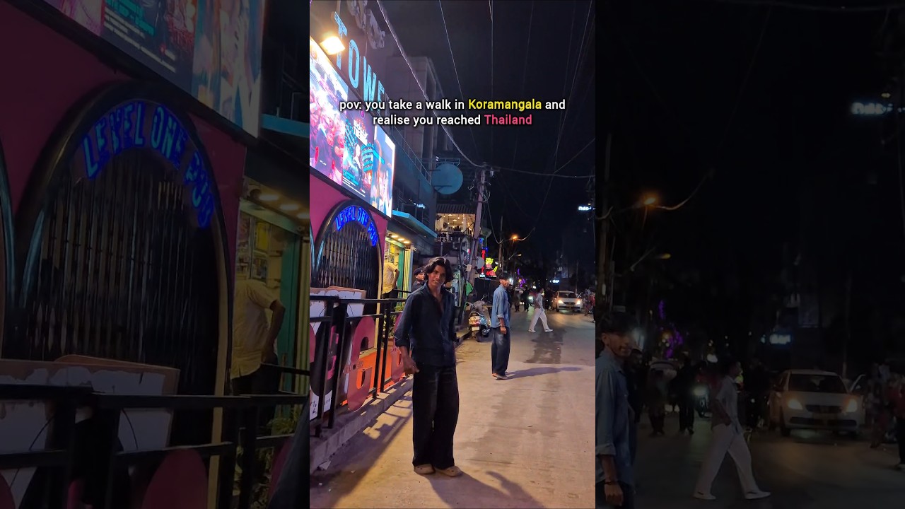 Koramangala or Thailand? #koramangala #bangalore #nightlife #shorts #trending #thailand #pubs #bars