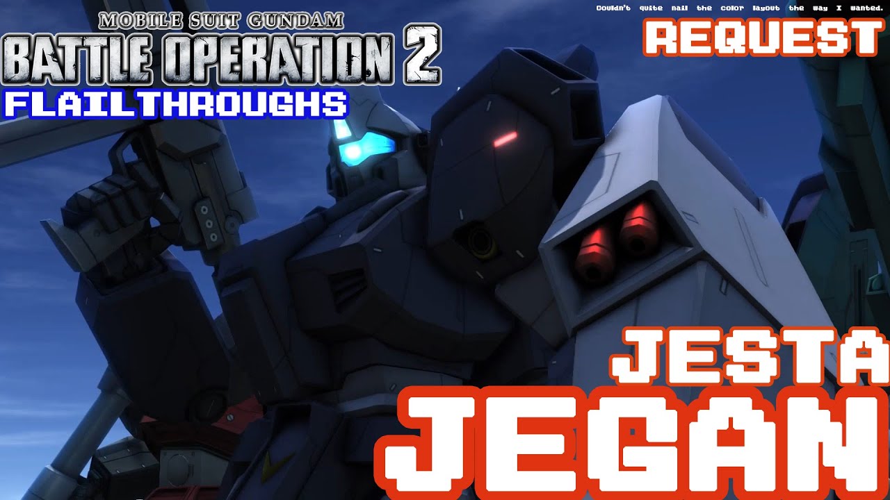 Gundam Battle Operation 2 Request: RGM-89 Jegan in RGM-96X Jesta Colors