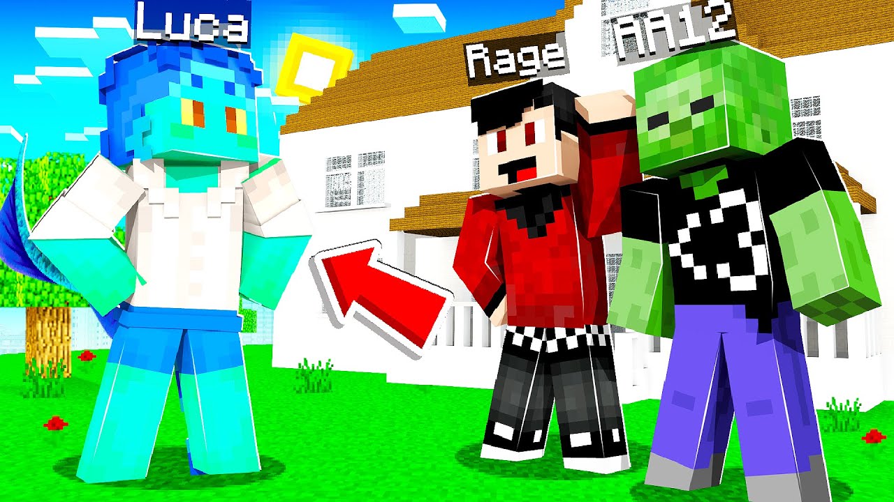 I FOUND LUCA IN MINECRAFT BLOCK CITY!