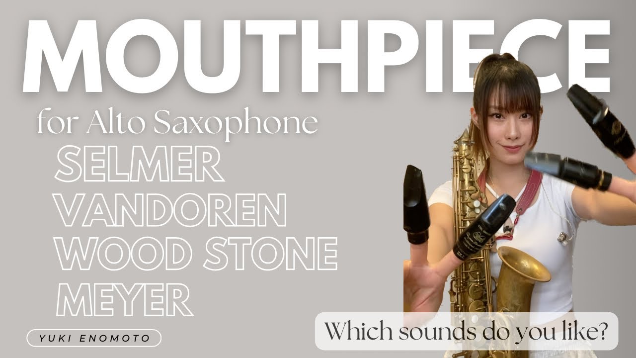 【アルトサックスのマウスピース吹き比べ🎷】SELMER/VANDOREN/WOOD STONE/MEYER  for Alto Saxophone