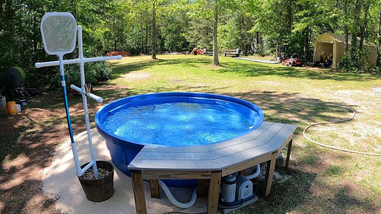 DIY Stock Tank Pool Step by Step Setup