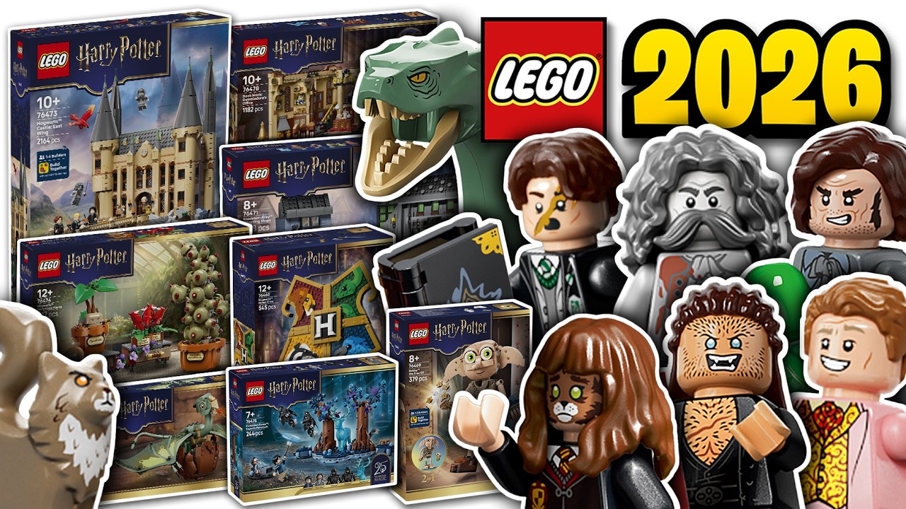 Официально представлены летние наборы LEGO Harry Potter 2026 года.