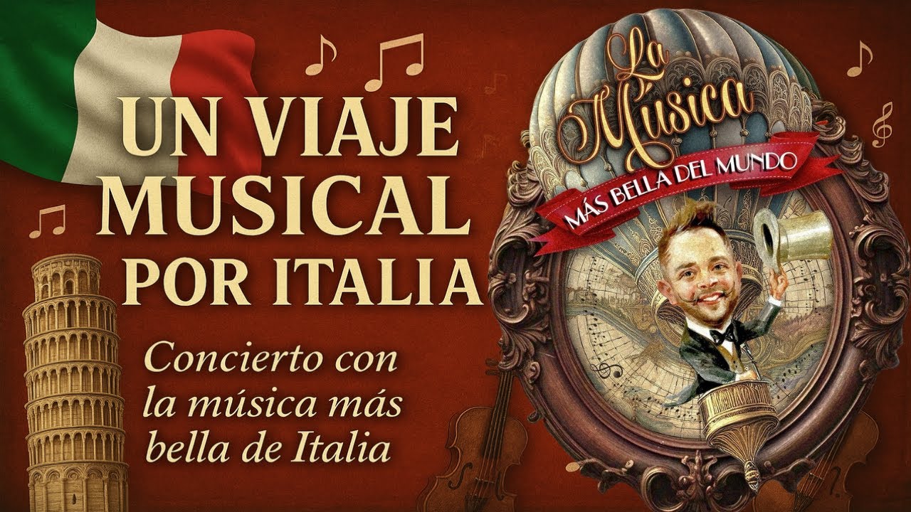 LA MÚSICA MÁS BELLA DEL MUNDO: UN VIAJE MUSICAL POR ITALIA 🇮🇹