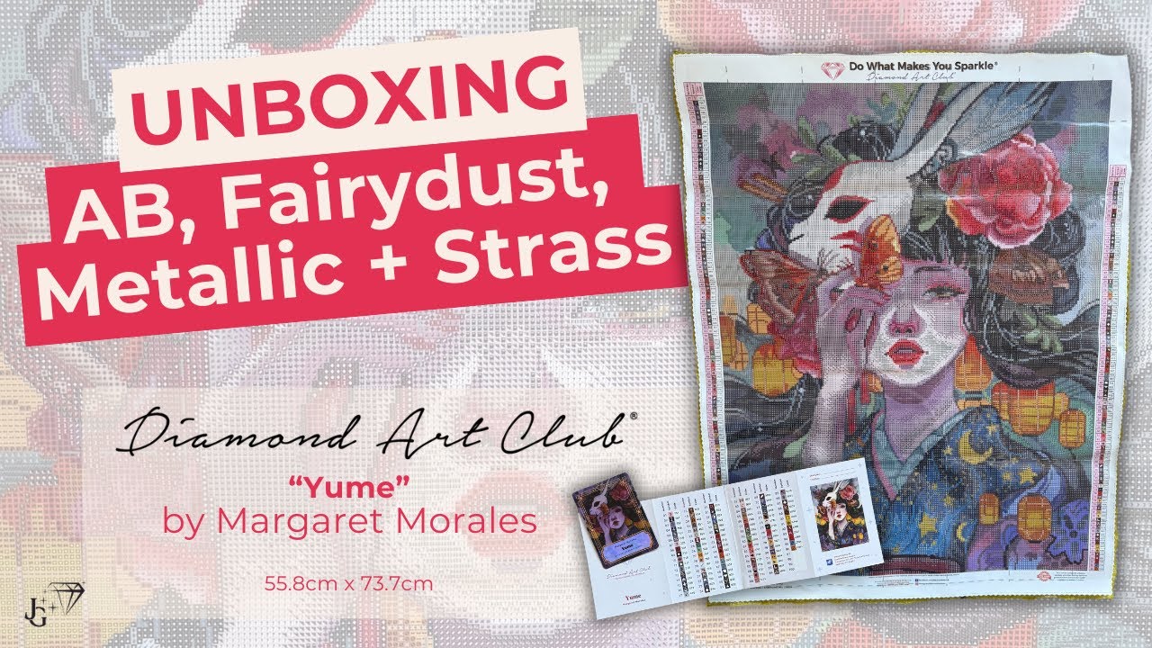 UNBOXING: 👧🏻🌺 Yume by Margaret Morales 💎Diamond Painting 💎Diamond Art Club