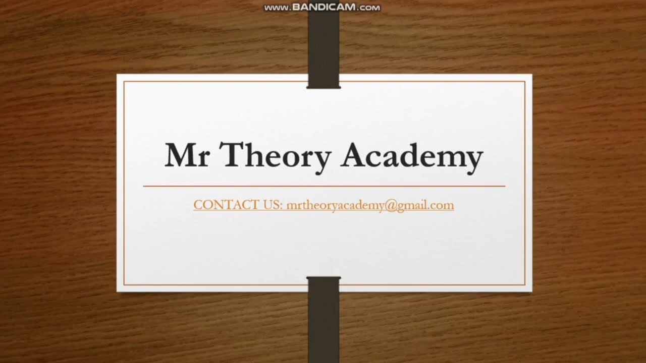 About Mr Theory Academy