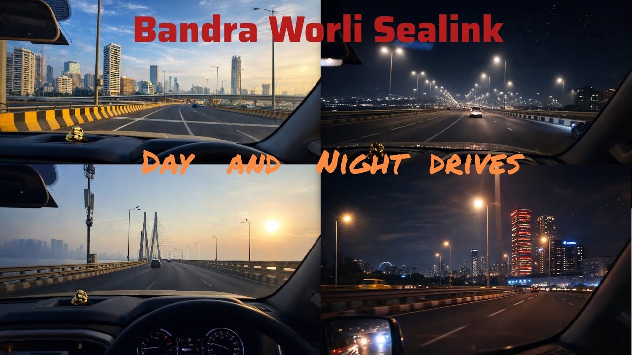 Day and Night drives at Bandra Worli Sealink | Mumbai Skyline | Coastal Road