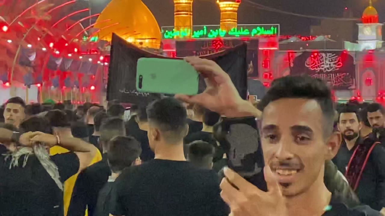 موكب الامام الصادق اهالي قزانية بين الحرمين الشريفين الرادود محمد الجوراني نسألكم الدعاء