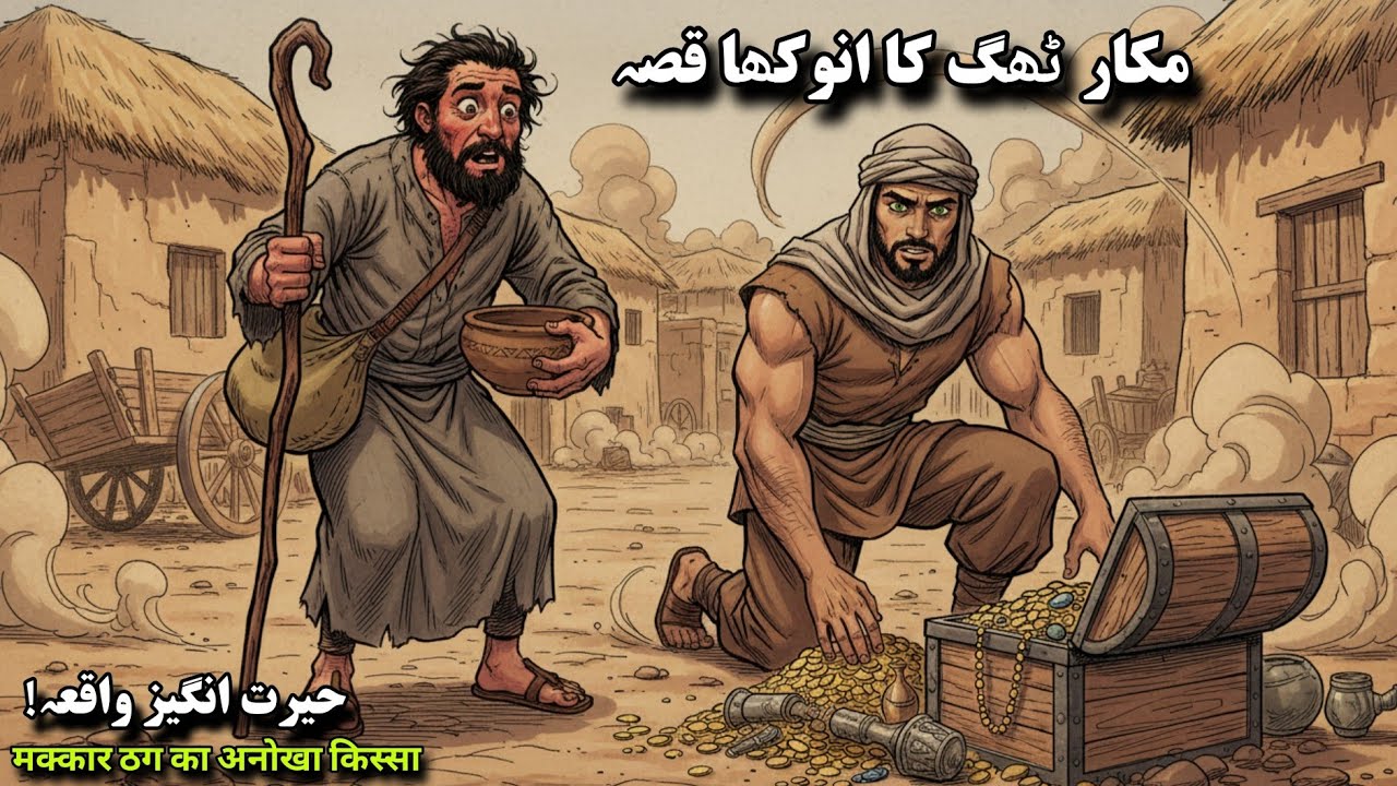 Ek Makkar Thug Ka Anokha Qissa  || Moral Stories in Urdu, Hindi
