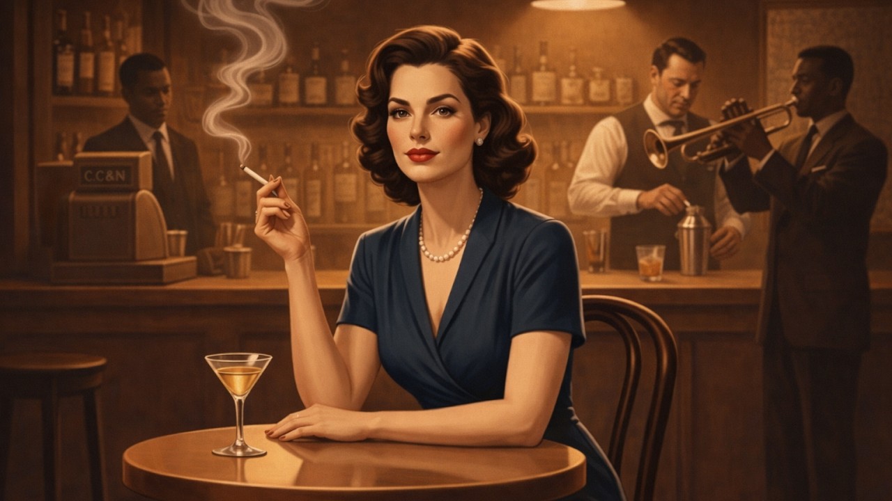 1930s Noir Jazz Bar – Late Night Lounge Mood & Soft Smooth Jazz