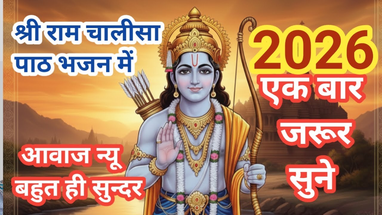 LIVE : 🚩| Powerful 2026 Shri Ram Chalisa Bhajan | Jai Shree Ram🙏Ram Bhakti Song | श्री राम चालीसा