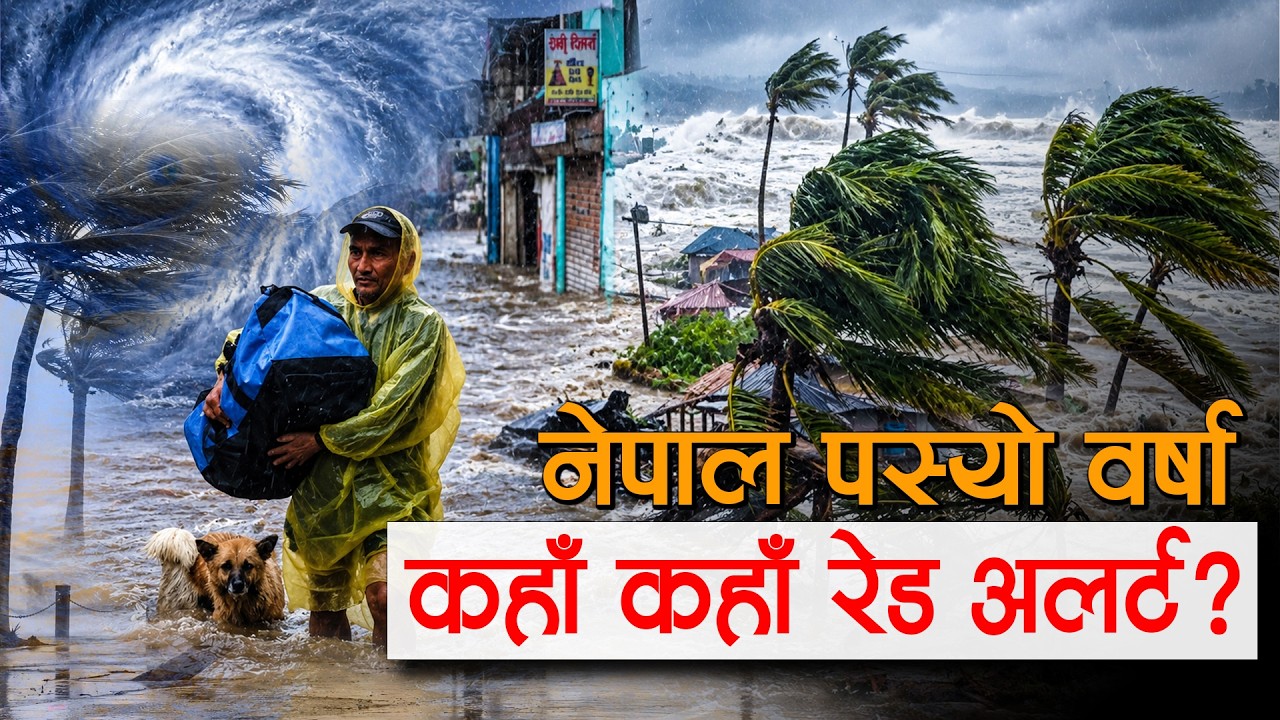 नेपाल पस्यो वर्षा, कहाँ कहाँ रेड अलर्ट ? Nepal Heavy Rain: Red Alert Zones ! || SIDHAKURA ||