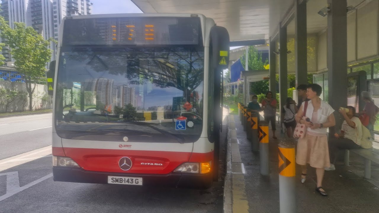 SMRT Bus Service 178 Mercedes-Benz O530 Citaro Batch SMRT SMB143G 