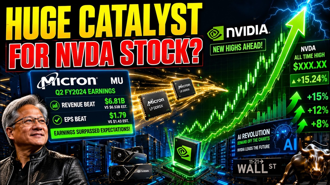 🔥 Прогноз по акциям Nvidia после отчета Micron! | Акции Nvidia | Акции NVDA | Фондовый рынок
